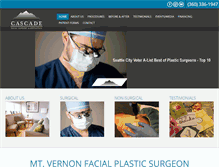 Tablet Screenshot of cascadeface.com